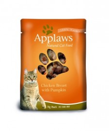 Applaws паучи для кошек с курицей и тыквой, Cat Chicken & Pumpkin pouch - Applaws паучи для кошек с курицей и тыквой, Cat Chicken & Pumpkin pouch