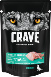 Crave Dog Food (Крейв пауч беззерновой для собак с кроликом) - Crave Dog Food (Крейв пауч беззерновой для собак с кроликом)