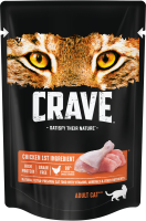 Crave Adult Cat Food (Крейв пауч беззерновой для кошек с курицей)