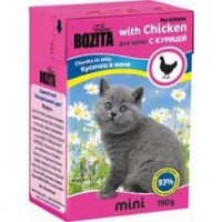 Kitten Mini (кусочки в желе для котят с курицей от Бозита) (37310)