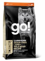 GO! CARNIVORE GF Lamb + Wild Boar Recipe (Гоу Натурал беззерновой для собак всех возрастов c ягненком и мясом дикого кабана) (73348, 73347, 73346)