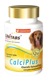 Unitabs CalciPlus Витаминно-минеральный комплекс для собак для зубов и костей 100 таб. (49686) - Unitabs CalciPlus Витаминно-минеральный комплекс для собак для зубов и костей 100 таб. (49686)