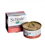 Schesir консервы для кошек с тунцом, говядиной и рисом (23242)