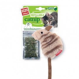 Gigwi Гигви Игрушка для кошек Мышка с кошачьей мятой 10см (59926) - мышка с кошачьей мятой.jpg