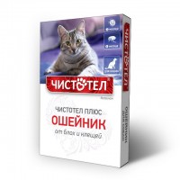 Экопром Чистотел C605 Максимум Ошейник для кошек от блох и клещей (65320)