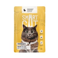 Smart Cat (Смарт Кэт паучи для кошек кусочки курочки в нежном соусе)
