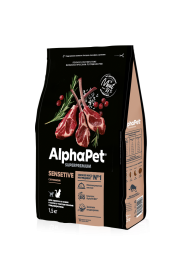 AlphaPet Superpremium Sensetive (Альфа Пет для взрослых кошек с чувствительным пищеварением с ягненком) - AlphaPet Superpremium Sensetive (Альфа Пет для взрослых кошек с чувствительным пищеварением с ягненком)