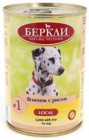 Berkley Local (Беркли консервы для собак №1 Ягненок с рисом)