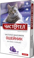 Экопром Чистотел C606 Максимум Ошейник для кошек от блох и клещей (65307)