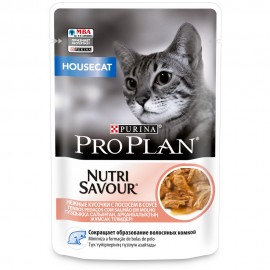 Pro Plan Housecat (Про План для домашних кошек с лососем, паучи в соусе) - Pro Plan Housecat (Про План для домашних кошек с лососем, паучи в соусе)