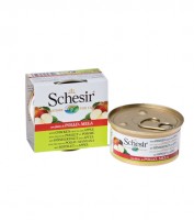 Schesir консервы для кошек цыплёнок с яблоком (10482)