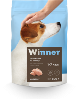Winner Виннер корм для взрослых собак мелких пород с курицей (73862, 73861, 73860, 73859)
