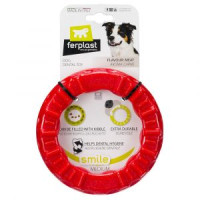 Ferplast (Ферпласт игрушка-кольцо SMILE красная термопластичный полиуретан)