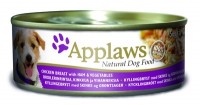 Applaws консервы для собак с курицей, ветчиной и овощами