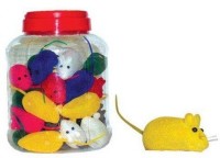 Триол игрушка для кошек мышь велюровая в ассортименте