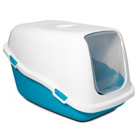 Triol HYGIENE (Триол туалет для кошек закрытый "Клозет", синий/белый)