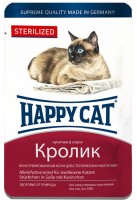 Happy Cat (Хэппи Кэт нежные кусочки в соусе с кроликом для стерилизованных кошек)