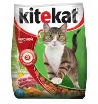 Kitekat корм для кошек "Мясной пир" - Kitekat корм для кошек "Мясной пир"