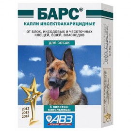 АВЗ Барс капли для собак против блох и клещей (13531) - ТЕРА для собак от блох и клещей.jpg