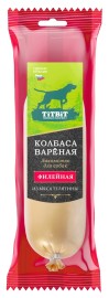 TiTBiT лакомство для собак колбаса вареная филейная из мяса телятины - TiTBiT лакомство для собак колбаса вареная филейная из мяса телятины