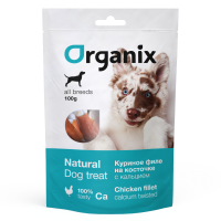 Organix (Органикс лакомство для собак куриное филе на косточке с кальцием (100% мясо)