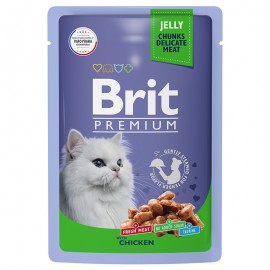 Brit Premium (Брит пауч для кошек цыпленок в желе) - Brit Premium (Брит пауч для кошек цыпленок в желе)