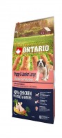 Ontario Puppy & Junior Large Chicken & Potatoes (Онтарио для щенков крупных пород с курицей и картофелем)