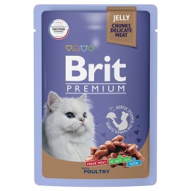 Brit Premium (Брит пауч для кошек ассорти из птицы в желе) - Brit Premium (Брит пауч для кошек ассорти из птицы в желе)