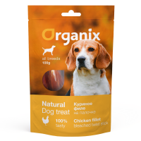 Organix (Органикс лакомство для собак куриное филе на палочке 100% мясо)