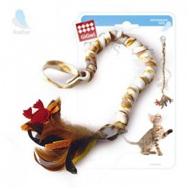 GiGwi Игрушка для кошек "Дразнилка-резинка с перьями" 51415 (75268) - 51415.jpg