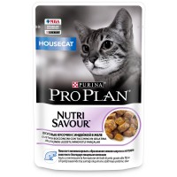 Pro Plan Housecat (Про План для домашних кошек с индейкой, паучи в желе)
