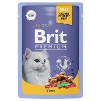 Brit Premium (Брит пауч для кошек тунец в желе)