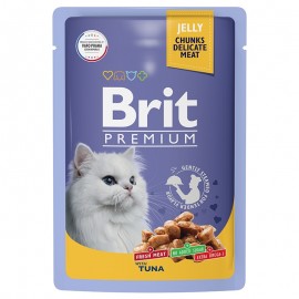 Brit Premium (Брит пауч для кошек тунец в желе) - Brit Premium (Брит пауч для кошек тунец в желе)