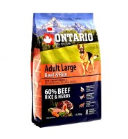 Ontario Adult Large Beef & Rice (Онтарио для собак крупных пород с говядиной и рисом)