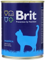 Brit консервы для кошек с индейкой 340гр (41540)