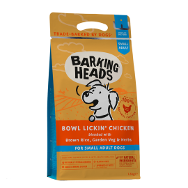 BOWL LICKIN' CHICKEN (SMALL BREED) (для собак малых пород с чувствительным пищеварением с курицей и рисом "До последнего кусочка"от BARKING HEADS)(Tiny paws’ tender loving care) 2 - BOWL LICKIN' CHICKEN (SMALL BREED) (для собак малых пород с чувствительным пищеварением с курицей и рисом "До последнего кусочка"от BARKING HEADS)(Tiny paws’ tender loving care) 2