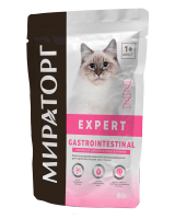 Мираторг Expert Gastrointestinal пауч для взрослых кошек Бережная забота о пищеварении