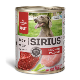 SIRIUS Premium (Сириус консервы для собак Мясной рацион) - SIRIUS Premium (Сириус консервы для собак Мясной рацион)