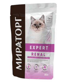 Мираторг Expert Renal пауч для взрослых кошек при заболеваниях почек - Мираторг Expert Renal пауч для взрослых кошек при заболеваниях почек