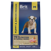 Brit Premium Junior M (Брит корм для щенков средних пород