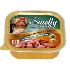 Зоогурман консервы для собак "Смолли Дог" индейка с потрошками 100г (38474) - Зоогурман консервы для собак "Смолли Дог" индейка с потрошками 100г (38474)