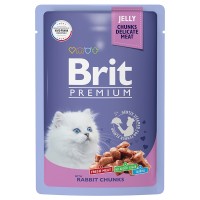 Brit Premium (Брит пауч для котят кролик в желе)