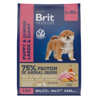 Brit Premium by Nature Junior L-XL (Брит корм для щенков крупных и гигантских пород)