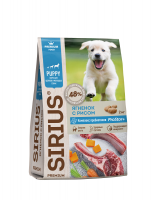 SIRIUS (Сириус для щенков и молодых собак, ягненок и рис)