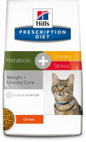 Feline Metabolic+Urinary Stress для кошек коррекция веса и лечение мочекаменной болезни (73332)