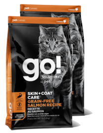 GO! Solutions SKIN + COAT Grain Free Salmon Recipe беззерновой для котят и кошек с лососем (84814, 73353, 84813) Скидка на вторую упаковку 30% - GO! Solutions SKIN + COAT Grain Free Salmon Recipe беззерновой для котят и кошек с лососем (84814, 73353, 84813) Скидка на вторую упаковку 30%