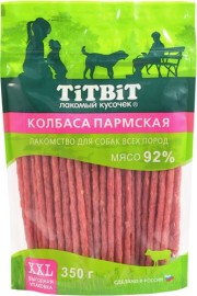 TiTBiT лакомство для собак колбаса пармская XXL выгодная упаковка - TiTBiT лакомство для собак колбаса пармская XXL выгодная упаковка