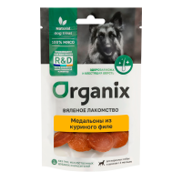 Organix (Органикс вяленое лакомство для собак медальоны из куриного филе мясо 100%)