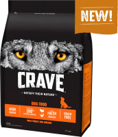 Crave Dog Food (Крейв беззерновой для собак с курицей и индейкой)