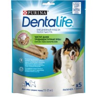 Лакомство Purina DentaLife Standard для чистки зубов собак средних пород 